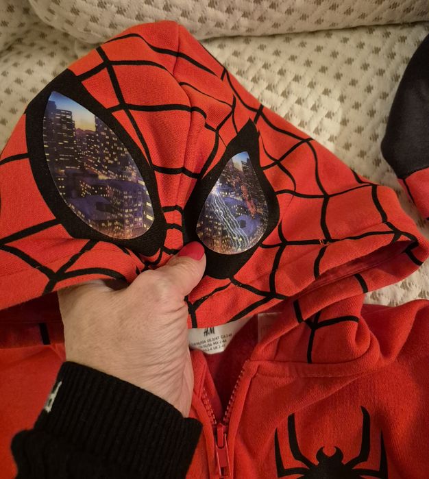 Дрехи Спайдърмен памук  H&M 104 см.
