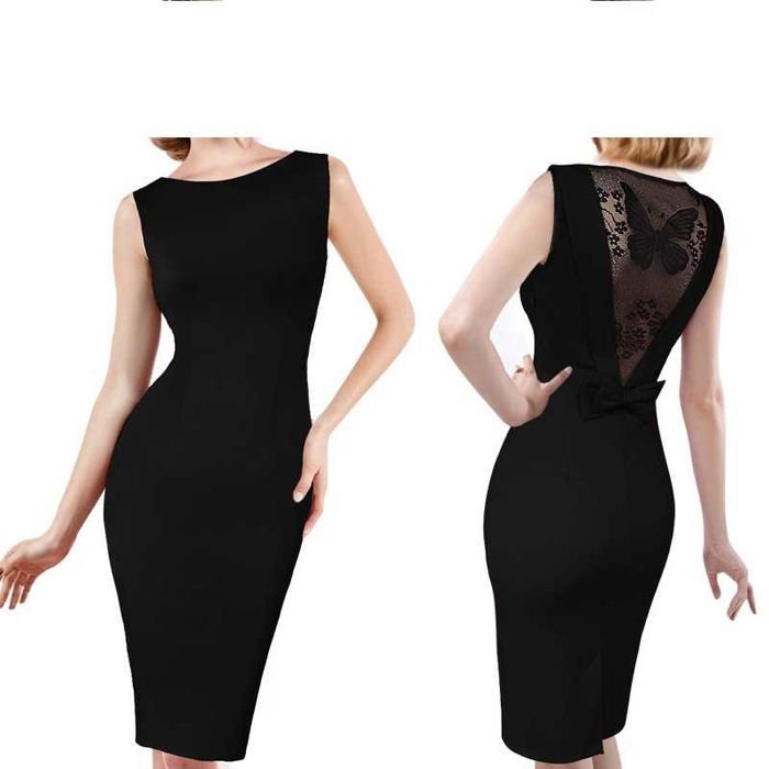 Елегантна секси рокля XXL