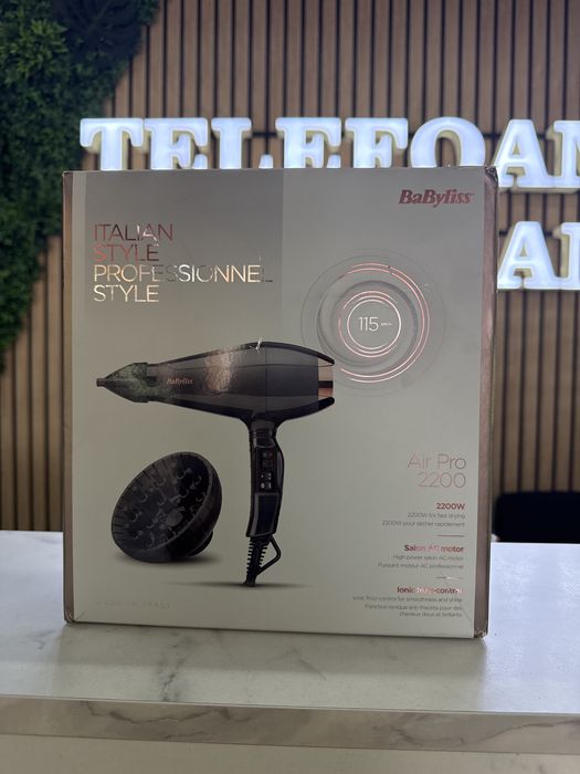 Babyliss Air Pro 2200 Iconic Friss-control Nou Desigilat