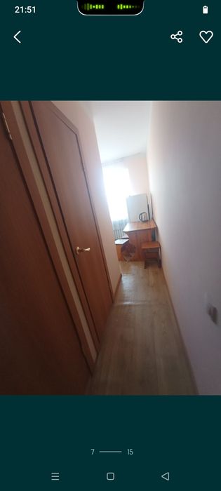 Продаётся двух комнатная квартира