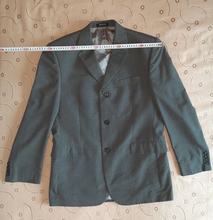 Мъжки костюм, сив, Аполон, 50R