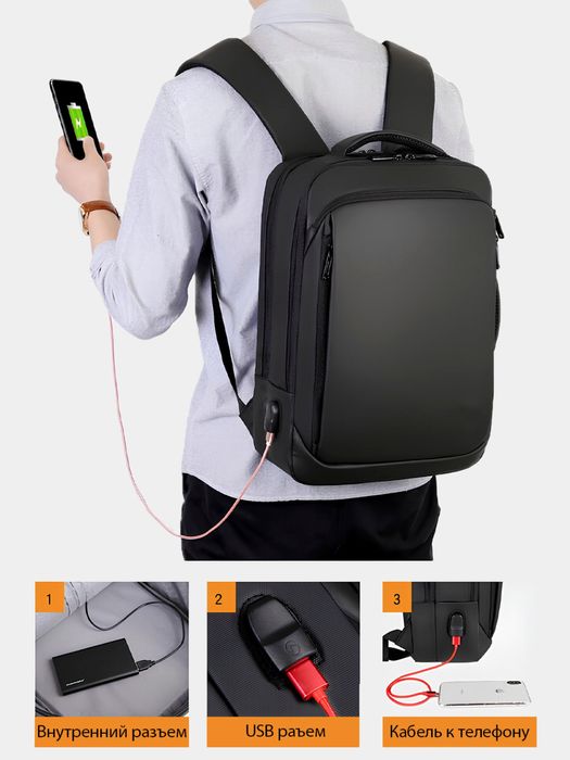 Бизнес рюкзак для ноутбука / фирменый Meinaili 1901