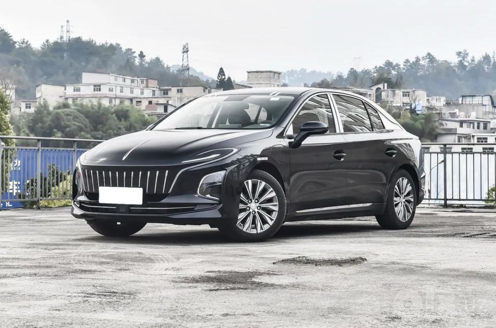 Hongqi E-QM5 Black and White