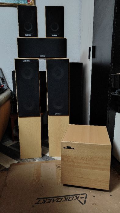 Тонколони Evidence Acoustics + субуфер Jamo