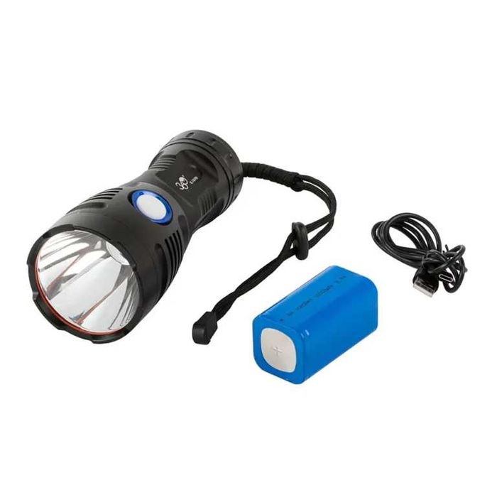 Lanternă High Power Xtreme  LED XH-P90.3 OC+COB, 4000LM/900M cu husă