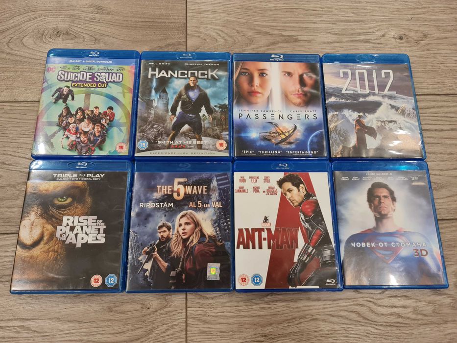 filme blu ray  in stare impecabila. 65 bucati