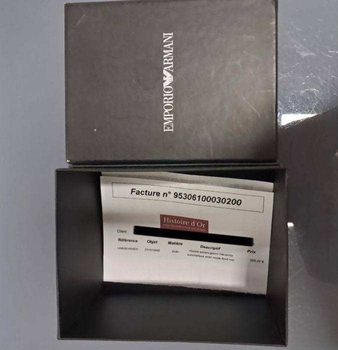 Ceas automat Emporio Armani Meccanico original
