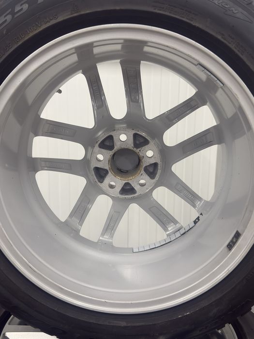 225 55R18 Jante cu anvelope pirelli, dot 2222,et 39, 5x112(audi,vw,)