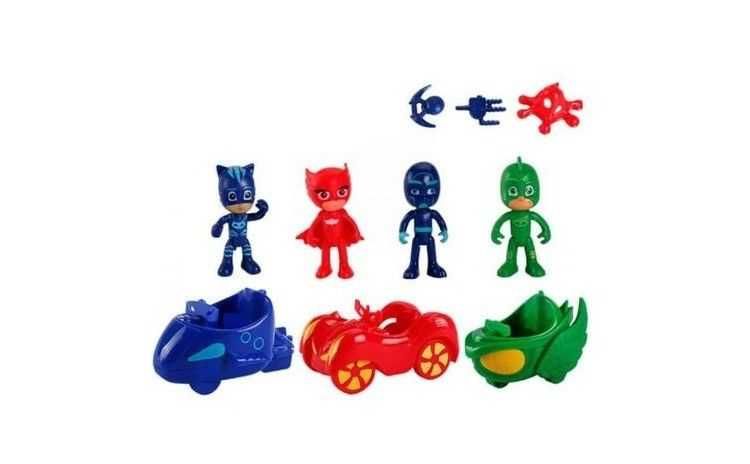 Set 4 figurine Eroii in Pijama cu masinute Superhero
Figurine Eroi