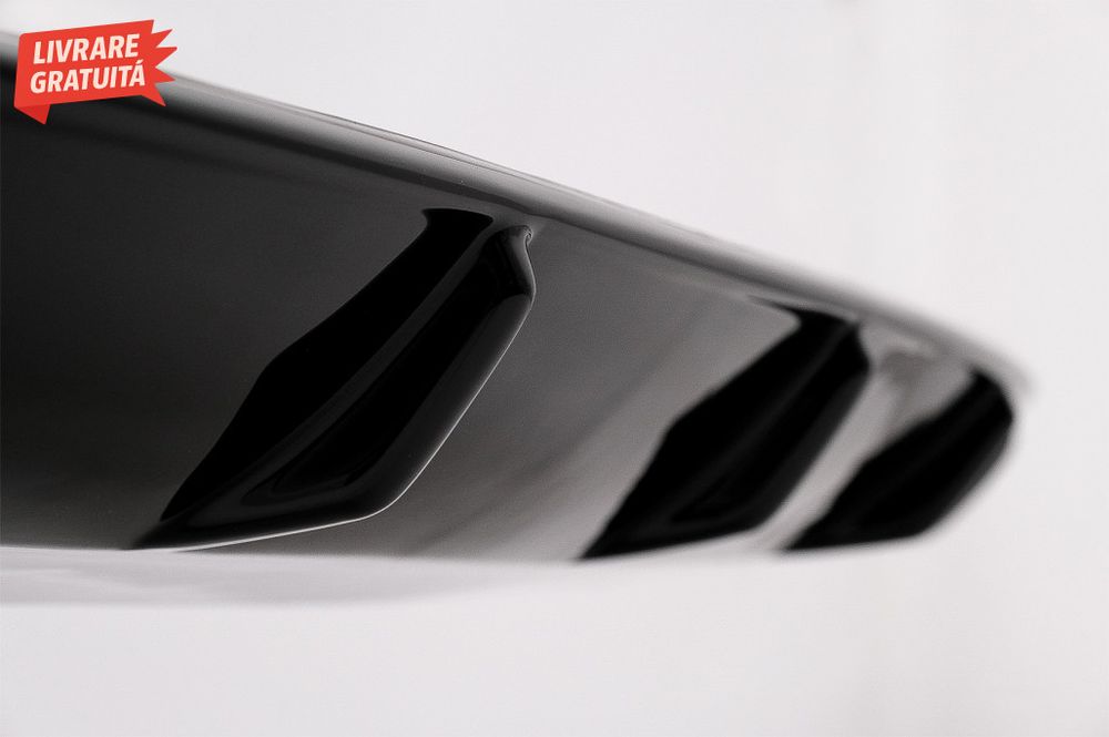 Difuzor Bara Spate Skoda Octavia II (2004-2009) Negru Lucios