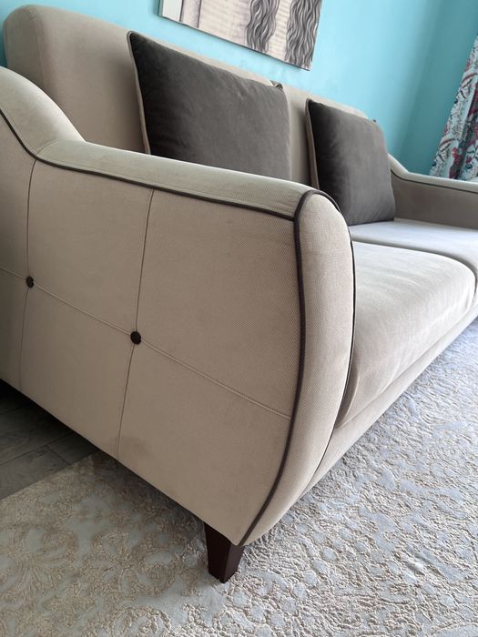 Диван бежевый с Евромебель