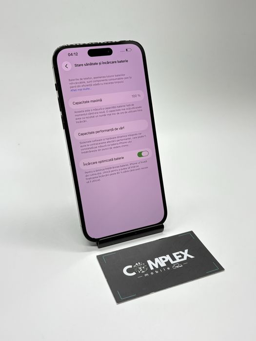 iPhone 14 PRO MAX - 128Gb - Baterie 100% - Punct mic pe display !