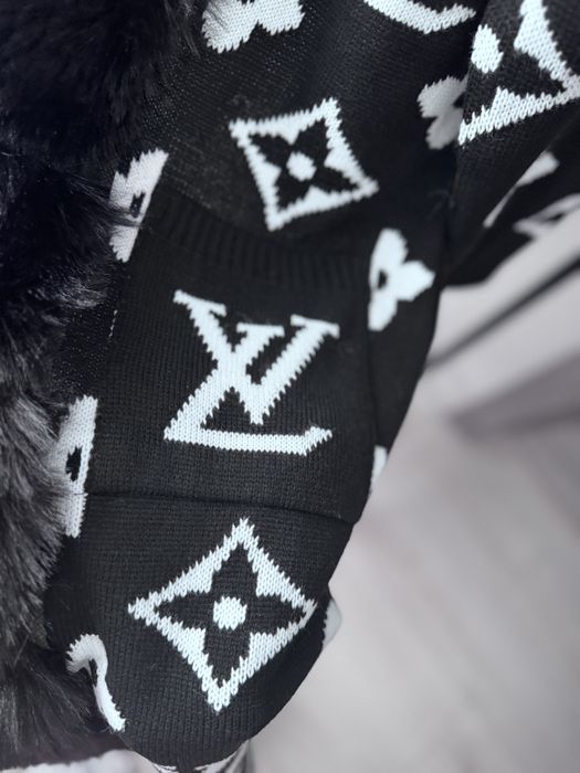 Cardigan cu blana naturala Louis Vuitton