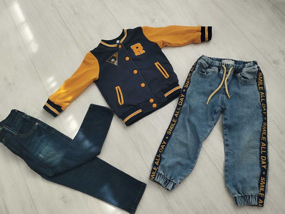 Джинсы бомбер на мальчика