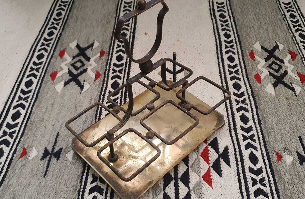 Посребрен антикварен оливерник от Великобритания