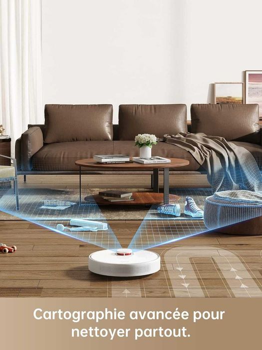 Прахосмукачка робот Dreame D10s LiDAR навигация и картографиране