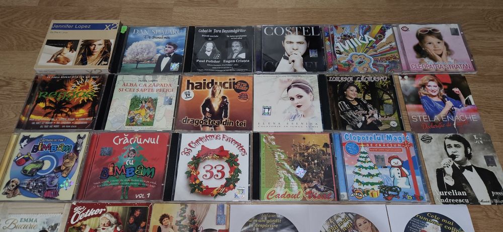 Cd-uri audio : Jennifer Lopez, Dan Spataru, Stratan, Fuego, compilatii, etc