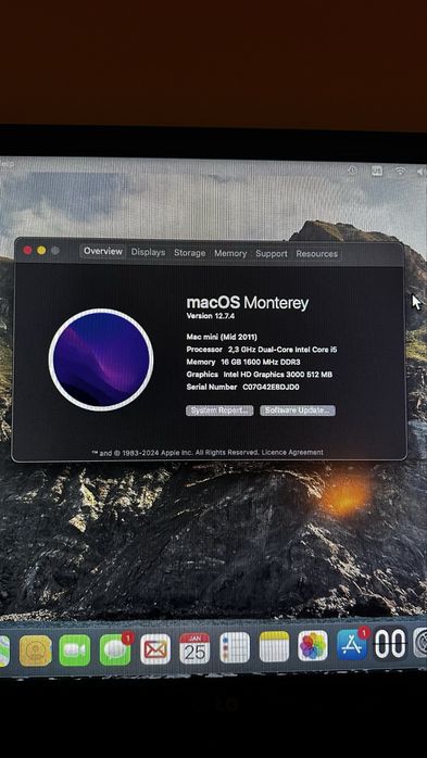 Mac mini 16gb ram 500gb ssd EVO КАТО НОВ