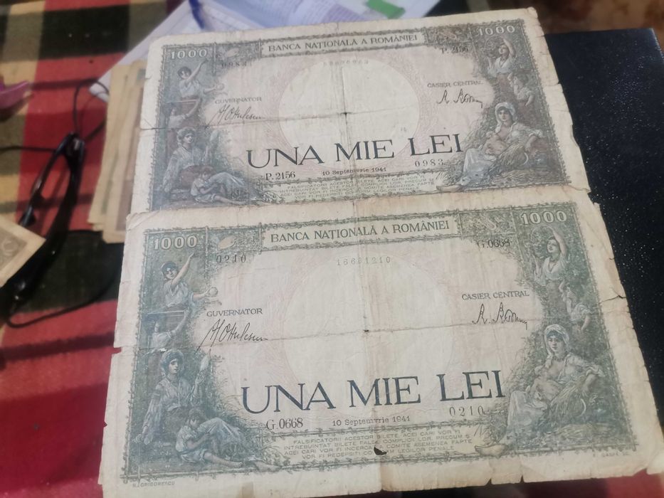 bani romanesc din 1944- 1943