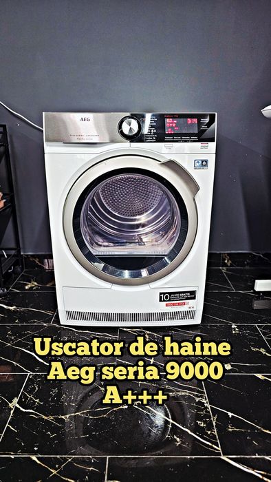 Uscator de haine Aeg seria 9000 A+++ 8kg Stare impecabila