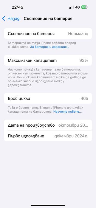 iPhone 16 - с кутия и оригинално зарядно