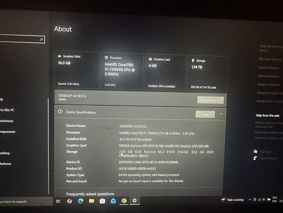 Vand Laptop gaming Lenovo Legion