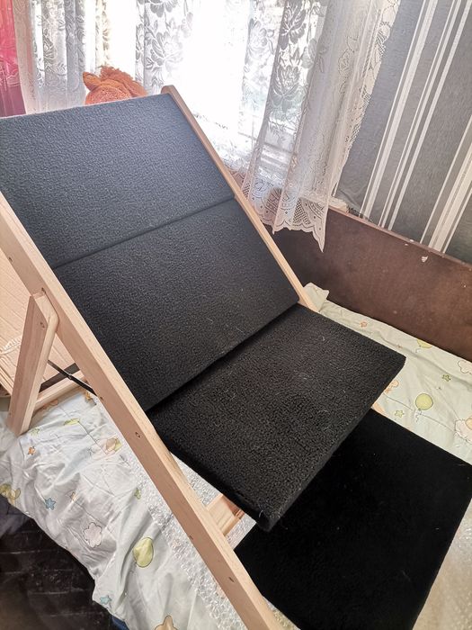 Дървена кучешка стълба за вътрешна и външна употреба