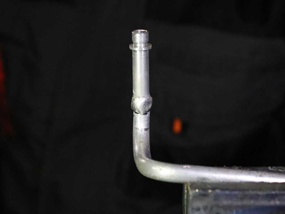 Ремонт трубок. Аргонно дуговая сварка