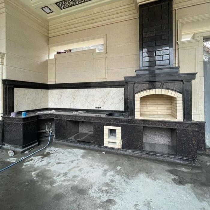 Отделка.Летние кухни ,камины,водопады.