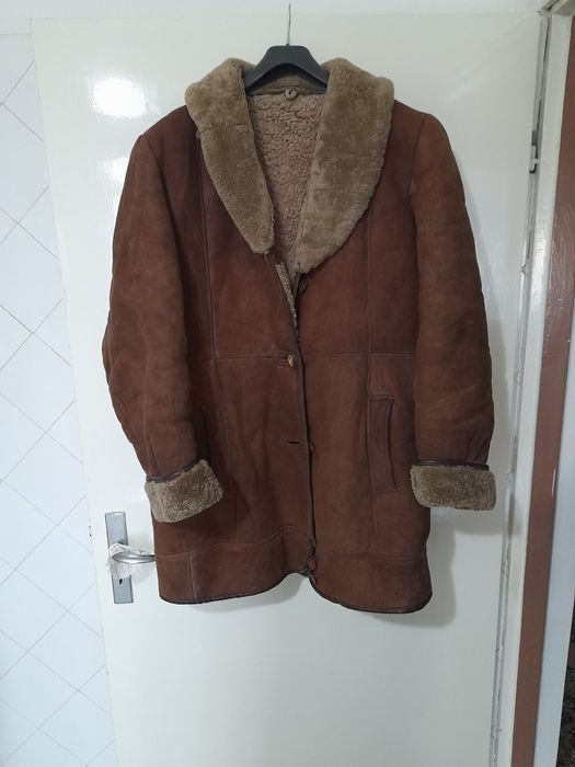 Дамски кожух от агнешка  кожа