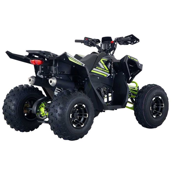 Atv 125cc Mini Rocket Panther Deluxe 8" semi-automat 4T benzina negru
