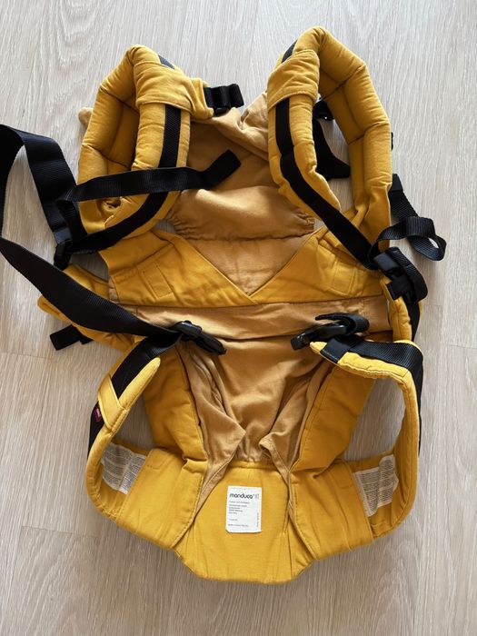 MANDUCA XT – MARSUPIU ergonomic – 3,5–20 kg – galben mustar