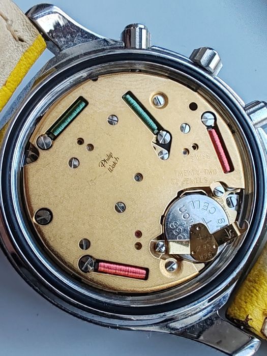 Ceas Philip Watch Aquatica Chronograph Quartz ETA 22 rubine