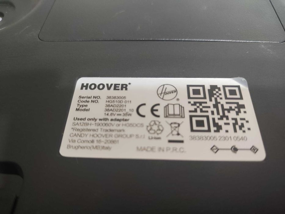 Чисто нов робот прахосмукачка Hoover HG5 – Разопакован, с резервни аксесоари