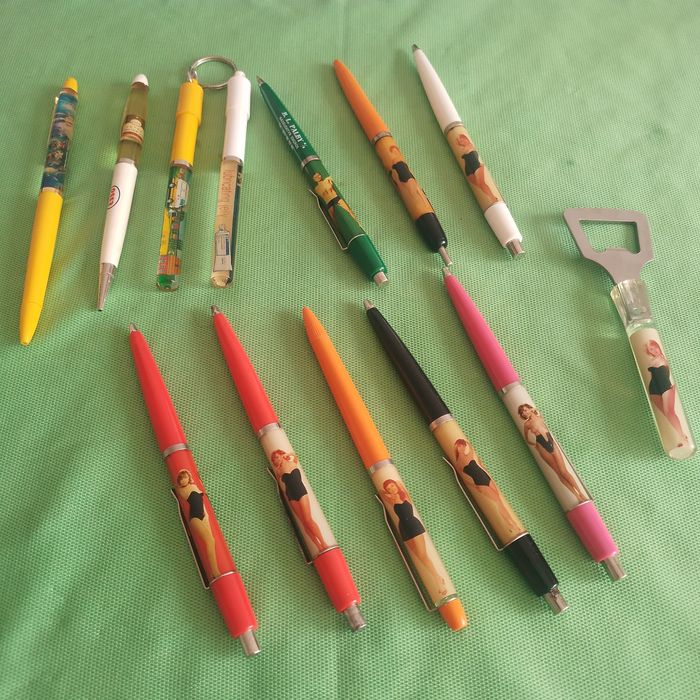 Colectie pixuri, creioane, stilouri