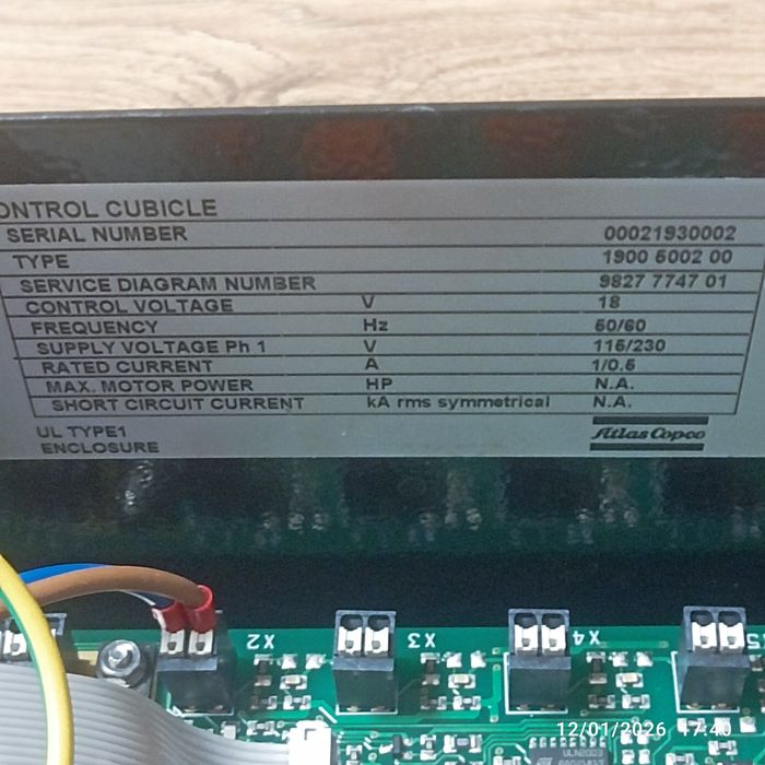 Atlas copco  ,panou comanda