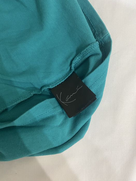 Tricou Kani Turcoaz – Logo Brodat, Mărimea S Relaxed Fit