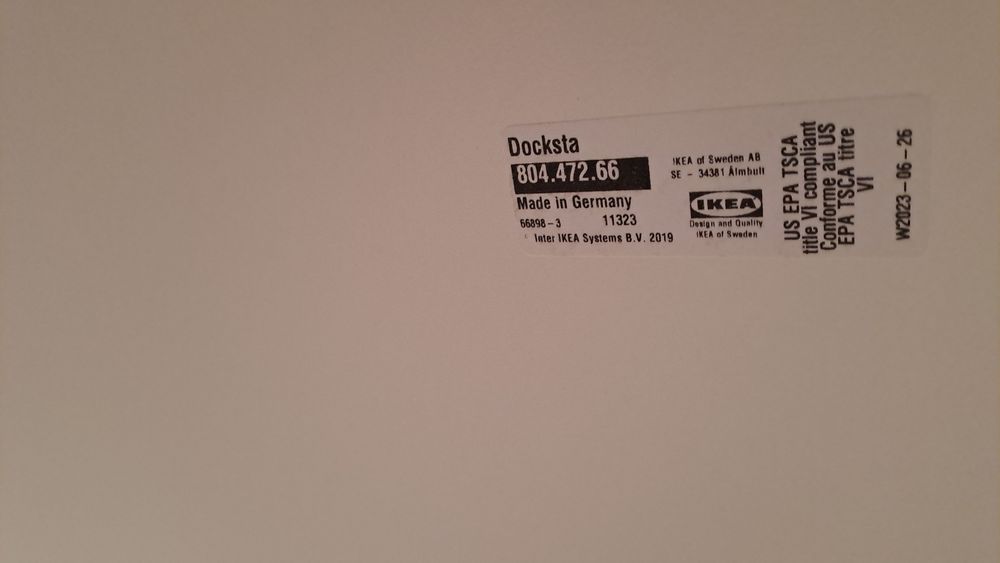 Masa rotunda Docksta Ikea