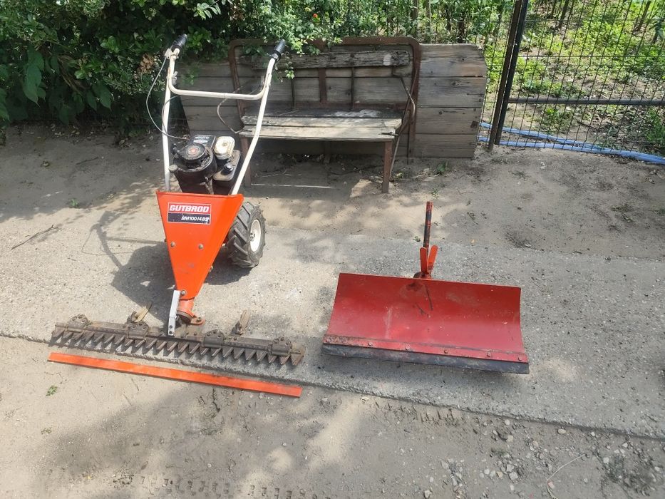 Motocoasă Gutbrod BM100 14BS + Plug de zăpadă inclus – Funcționează perfect!