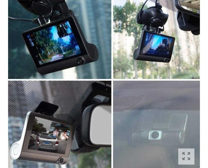 Видеорегистратор за кола с 3 камери