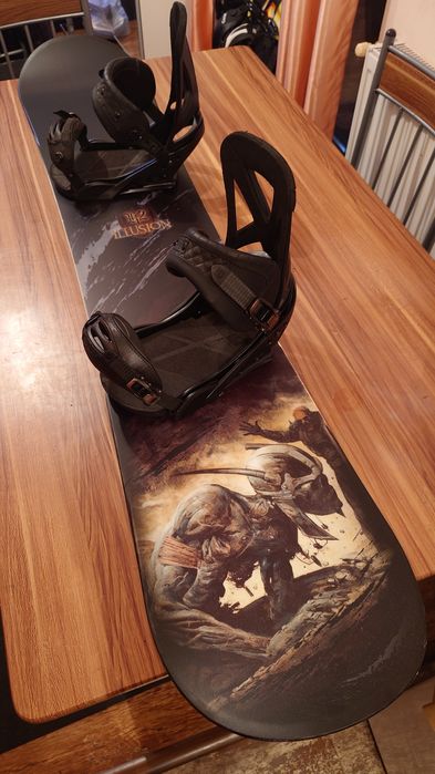 Placa Snowboard K2 Illusion 159W cm cu legaturi Burton Mission L