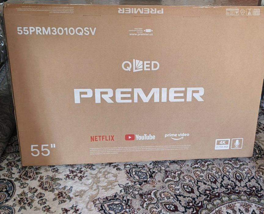 Premier televizor 55 diyumli sotiladi holat alo darajada