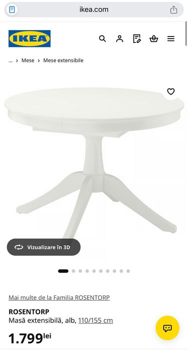 Vând masă și scaune. Set! Dimensiuni masă 110/150 x 75 cm. 4 scaune. Stare bună.