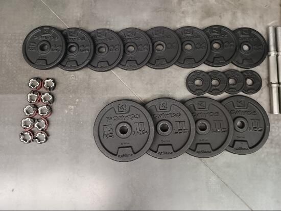 Set gantere și bară - produs resigilat - (SecondHand) Decathlon