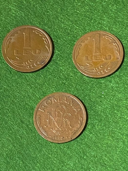 Monede de 1 leu din 1992