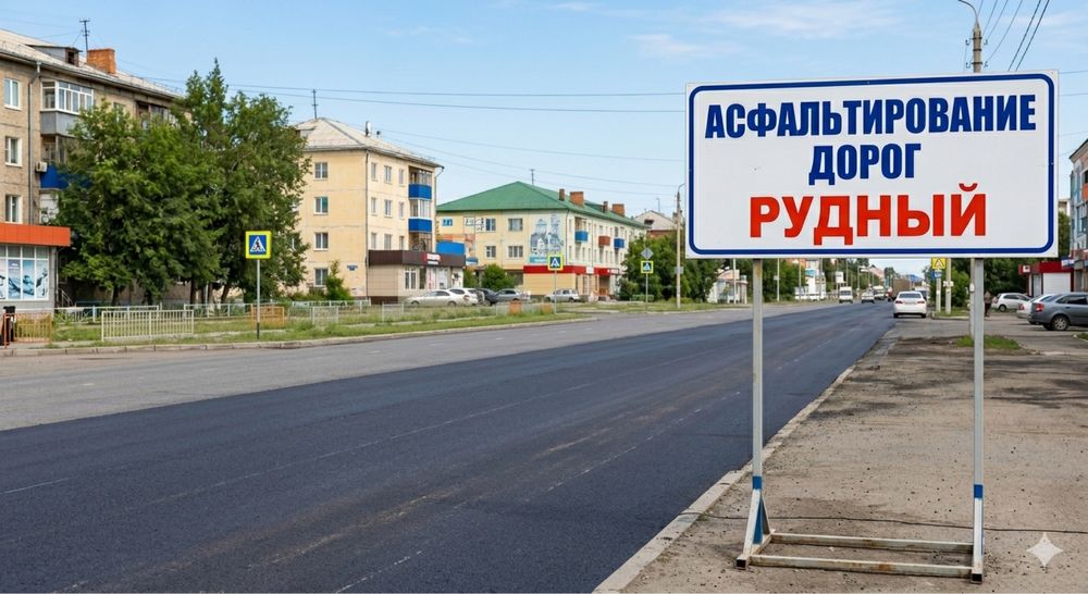 Асфальтирование дорог г. Рудный