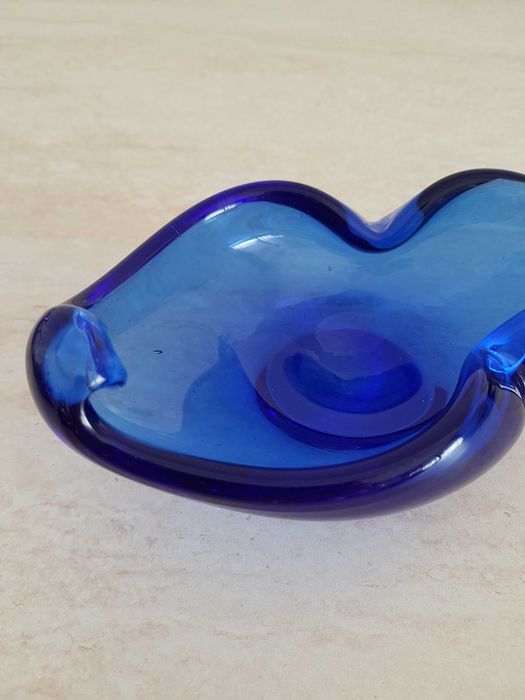 Винтидж пепелник от муранско стъкло