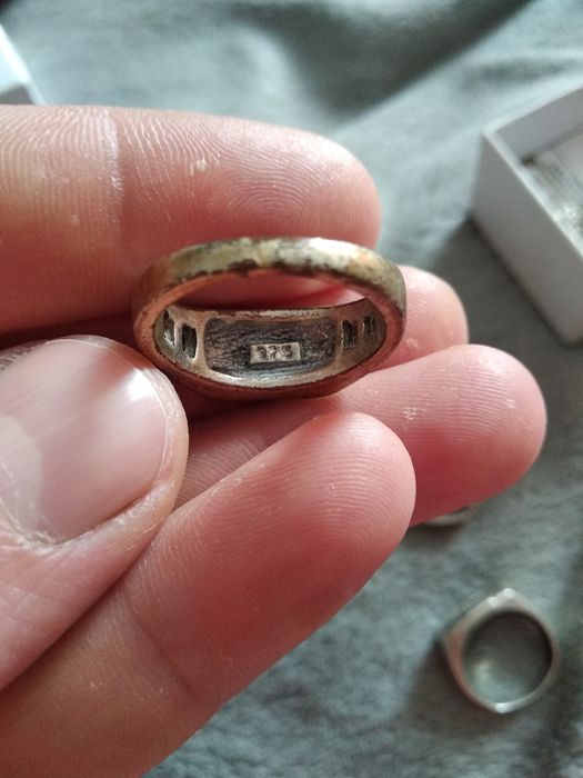 Серебро печатка одна штука