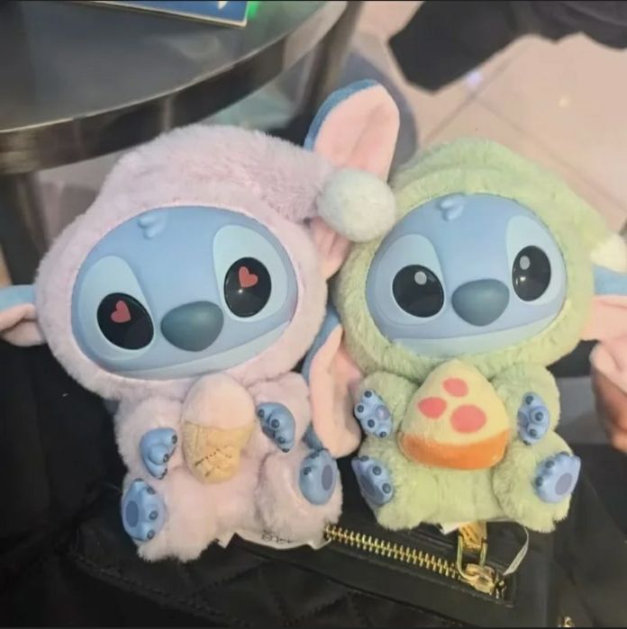 Стич Лабубу брелок