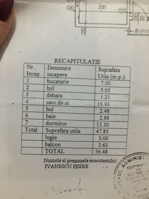 Apartament cu două camere!